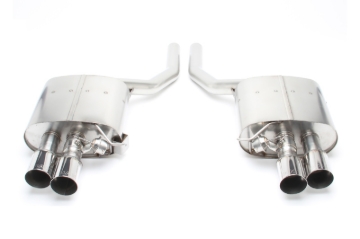Picture of Dinan 11-16 BMW 550i (F10) Free Flow Axleback Exhaust System - Polished Tips