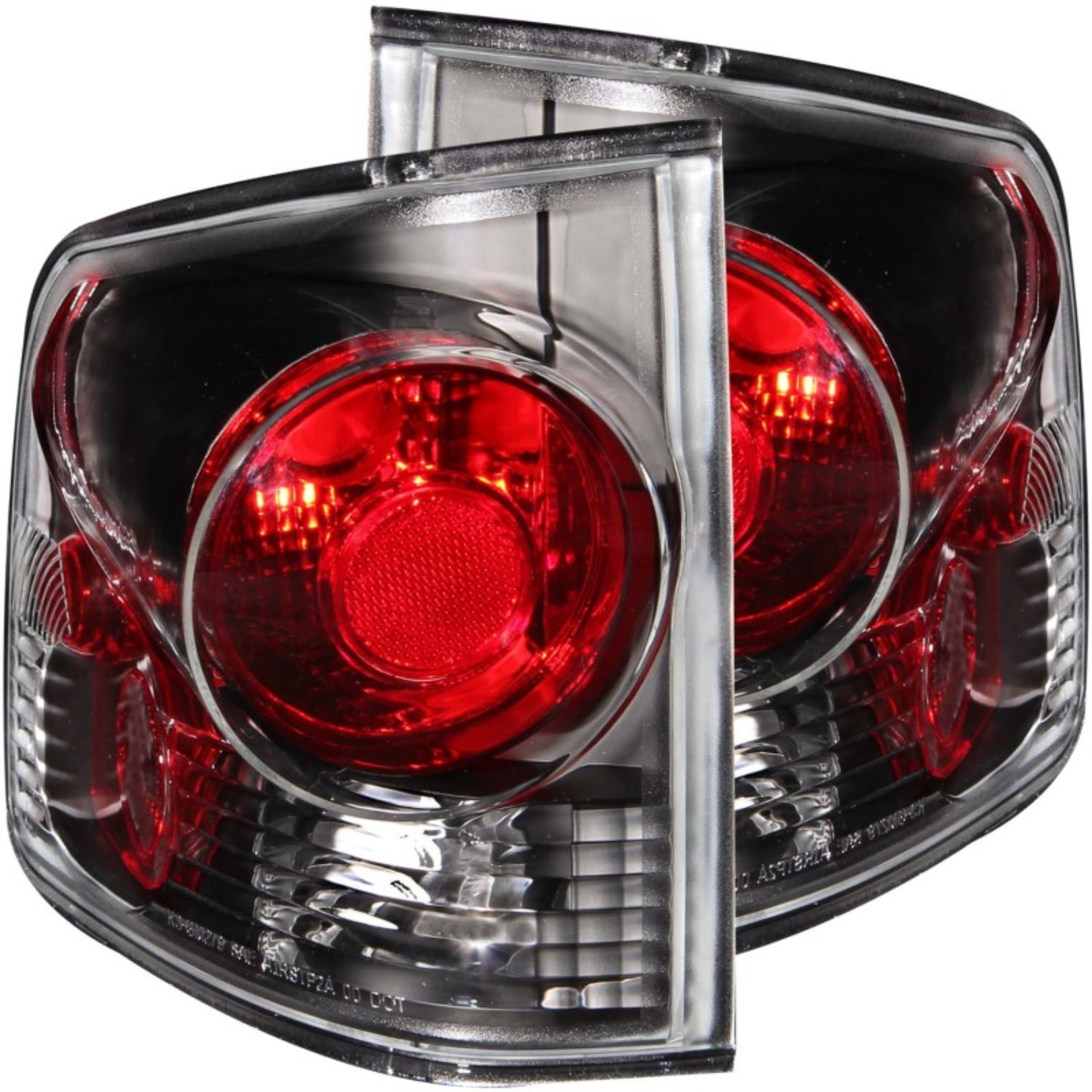 Picture of ANZO 1995-2005 Chevrolet S-10 Taillights Black 3D Style