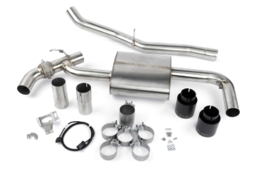 Picture of Dinan 16-23 BMW X1/X2 xDrive28i (F48/F39) Valved Axleback Exhaust System - Black Tips