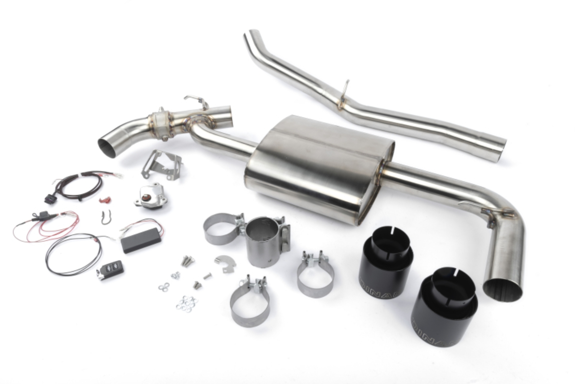 Picture of Dinan DNN Axleback Exhaust Systems - D660-0084-BLK