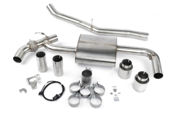 Picture of Dinan 16-23 BMW X1/X2 xDrive28i (F48/F39) Valved Axleback Exhaust System - Polished Tips