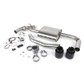 Picture of Dinan 17-24 Mini Cooper Clubman/Countryman S (F54/F60) Valved Axleback Exhaust - Black Tips