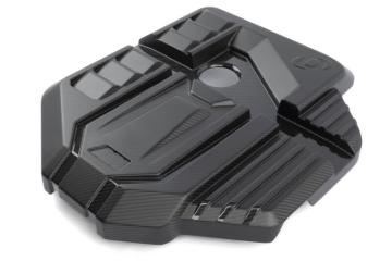 Picture of Dinan 21-27 BMW M2/M3/M4 (G80/G82/G87) Matte Carbon Fiber Engine Cover w/Gloss Accents
