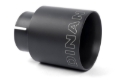 Picture of Dinan Double-Walled 4in Clamp-On Exhaust Tip - Black - 4in Outlet / 3in Inlet