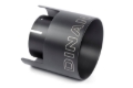 Picture of Dinan Double-Walled 4.5in Clamp-On Exhaust Tip - Black - 4.5in Outlet / 3in Inlet