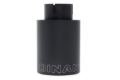 Picture of Dinan Double-Walled 4in Clamp-On Exhaust Tip - Black - 4in Outlet / 2.75in Inlet
