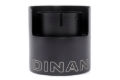 Picture of Dinan Double-Walled 4.5in Clamp-On Exhaust Tip - Black - 4.5in Outlet / 3in Inlet
