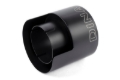 Picture of Dinan Double-Walled 4.5in Clamp-On Exhaust Tip - Black - 4.5in Outlet / 3in Inlet