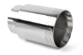 Picture of Dinan Double-Walled 4in Clamp-On Exhaust Tip - Polished - 4in Outlet / 3.25in Inlet