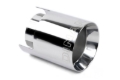 Picture of Dinan Double-Walled 4.5in Clamp-On Exhaust Tip - Polished - 4.5in Outlet / 3.25in Inlet
