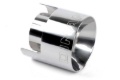Picture of Dinan Double-Walled 4.5in Clamp-On Exhaust Tip - Polished - 4.5in Outlet / 3in Inlet