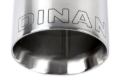 Picture of Dinan Double-Walled 4in Clamp-On Exhaust Tip - Polished - 4in Outlet / 3.25in Inlet