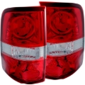 Picture of ANZO 2004-2008 Ford F-150 Taillights Red/Clear - LED Style