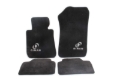 Picture of Dinan 10-15 BMW 750Li xDrive Signature Floor Mats - Black w/ Silver Logo - Set of 4