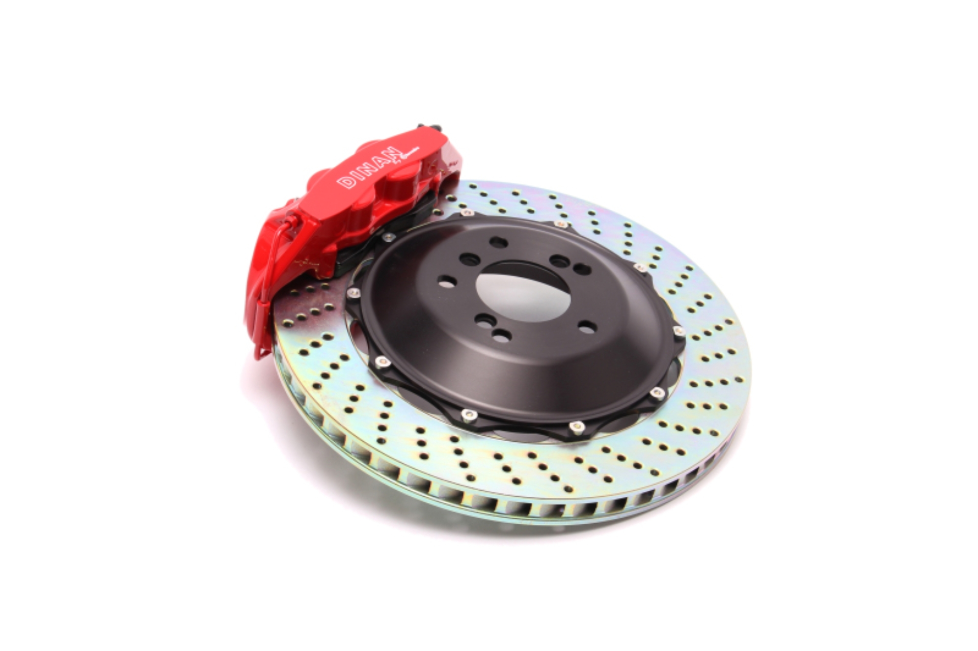Picture of Dinan 06-10 BMW M5/M6 (E60/E63/E64) Red Caliper/Drilled Brake Set - Front