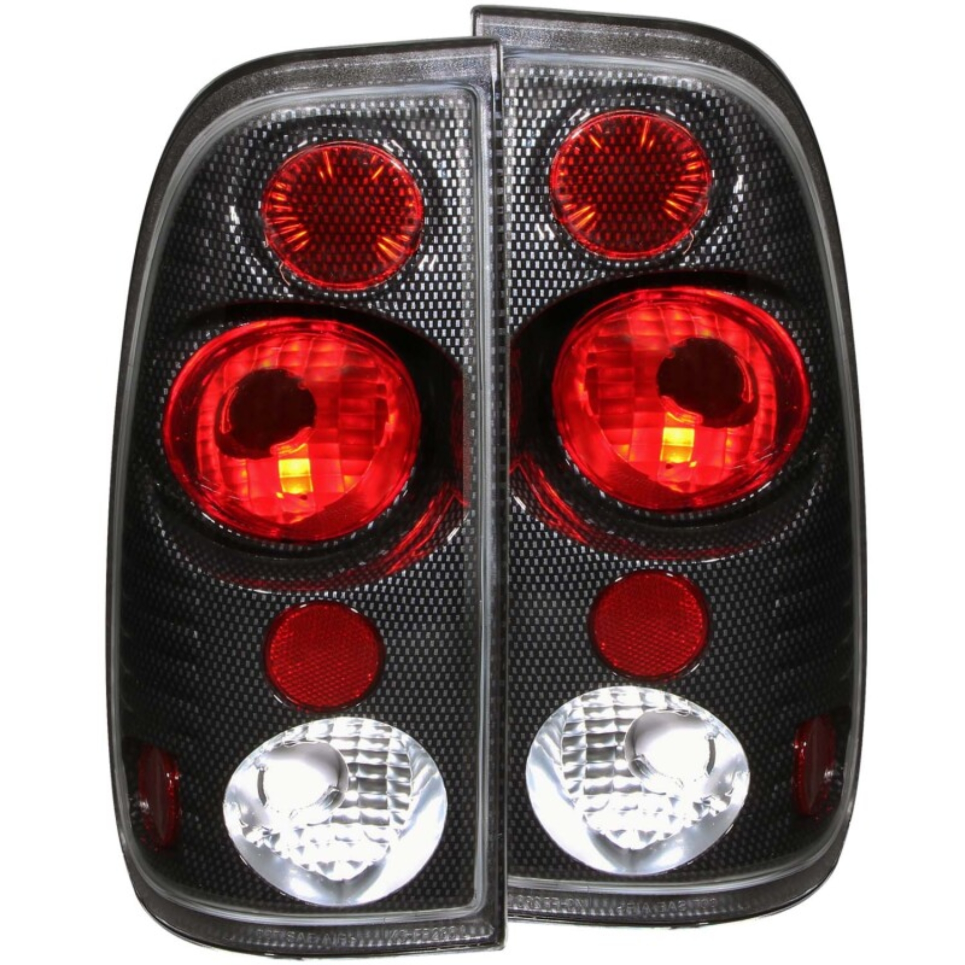 Picture of ANZO 1997-2003 Ford F-150 Taillights Carbon