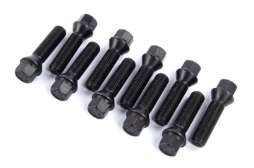Picture of Dinan Lug Bolts - Cone Seat - M14x1.25 - 35mm - Black (Set of 10)