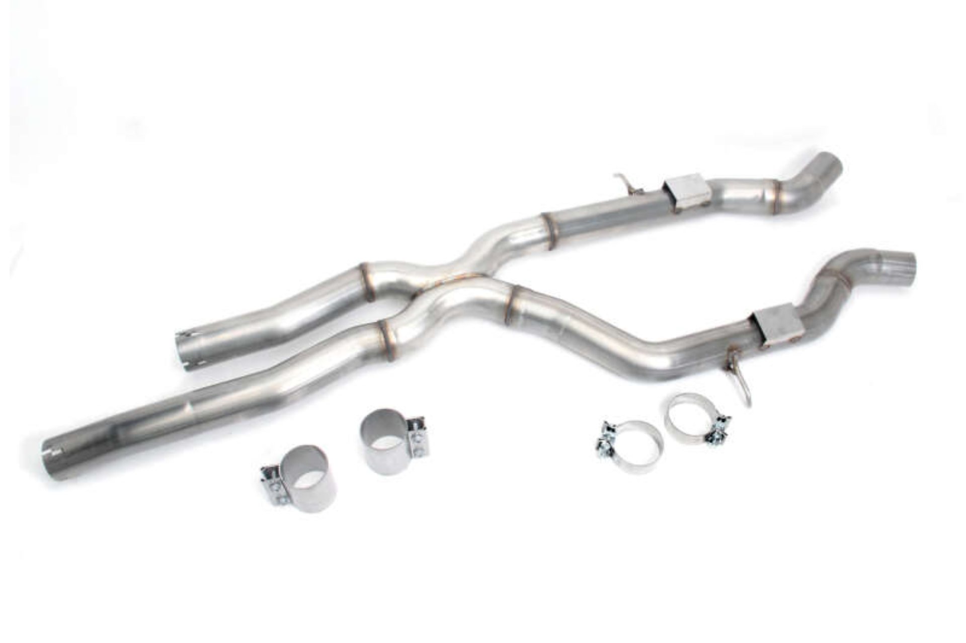 Picture of Dinan 15-20 BMW M3/M4 (F80/F82) High Flow X-Pipe - 2.75in - Stainless Steel