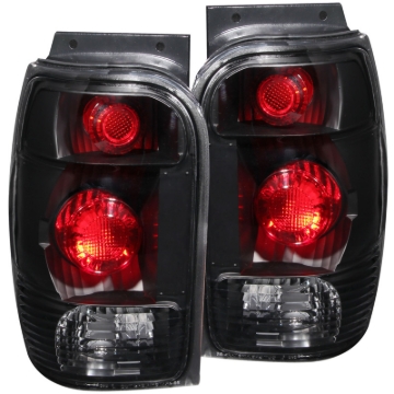 Picture of ANZO 1998-2001 Ford Explorer Taillights Black
