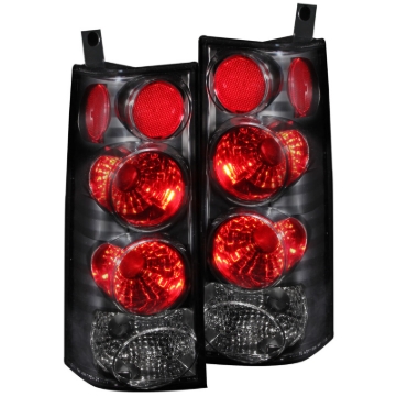 Picture of ANZO 2003-2015 Chevrolet Express Taillights Black