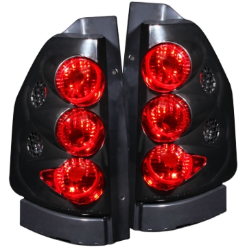 Picture of ANZO 2002-2008 GMC Envoy Taillights Black