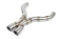 Picture of Dinan 18-23 BMW M5 (F90) Resonator Delete Kit - 3.25in - Stainless Steel