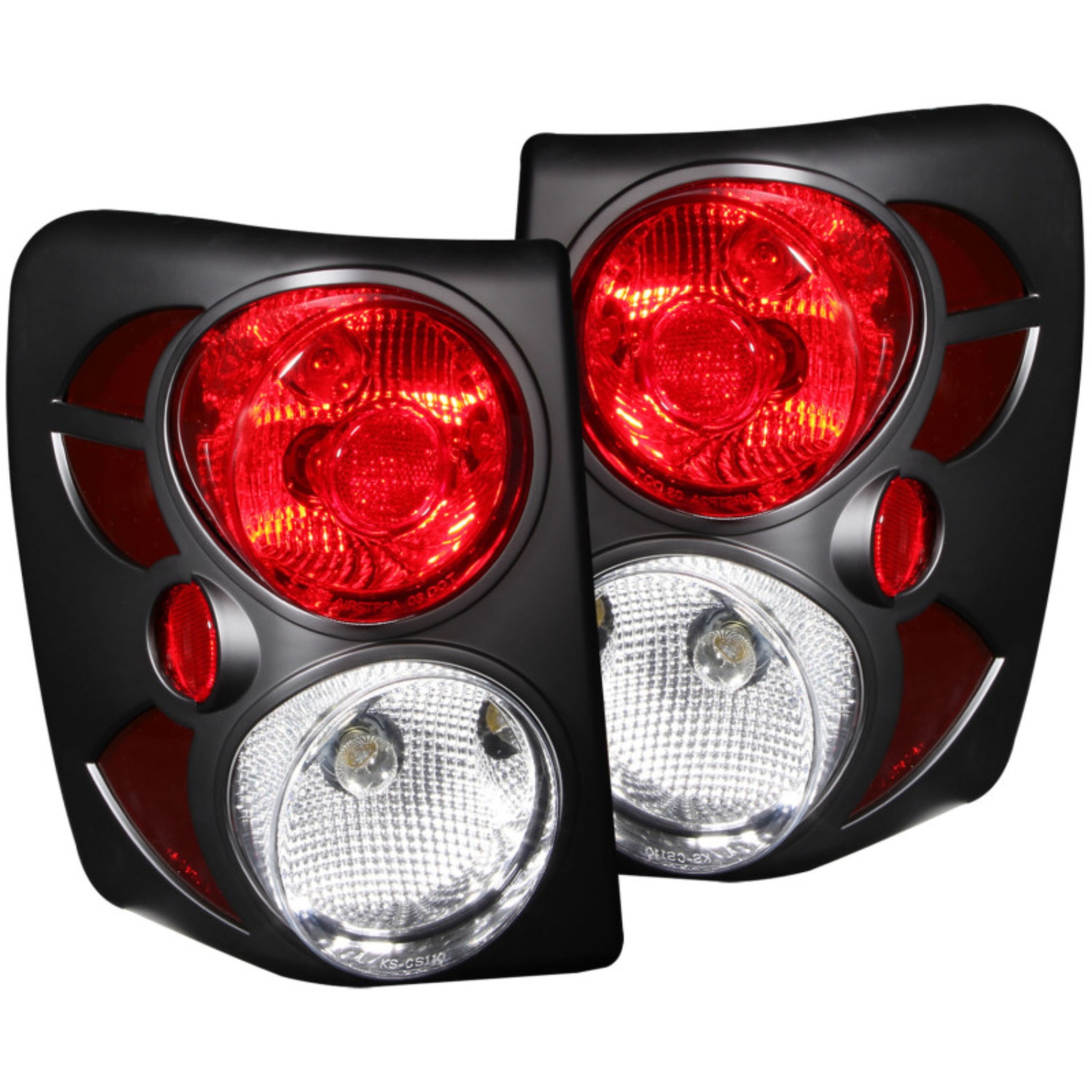 Picture of ANZO 1999-2003 Jeep Grand Cherokee Taillights Black