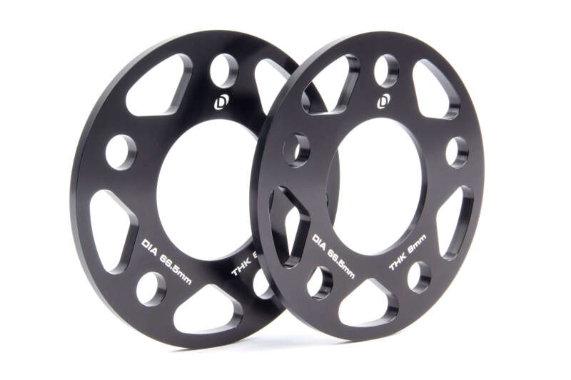 Picture of Dinan Wheel Spacers - 5x112 - 66.5mm CB - 8mm Thick (Set of 2)
