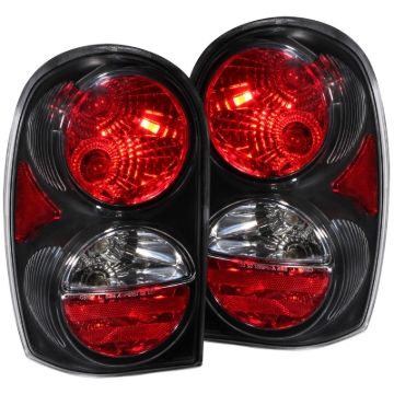 Picture of ANZO 2002-2007 Jeep Liberty Taillights Black