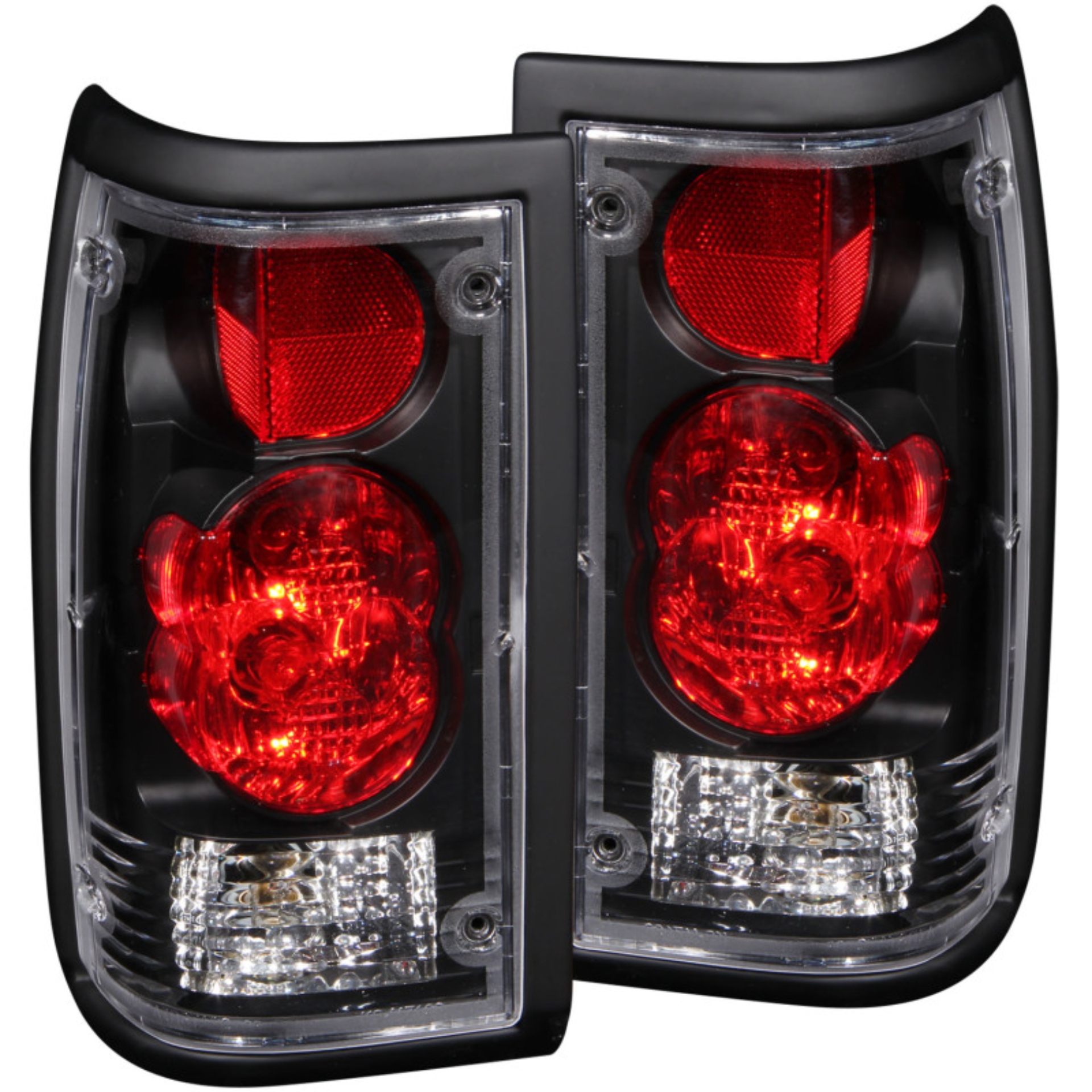 Picture of ANZO 1986-1993 Mazda B2000 Taillights Black