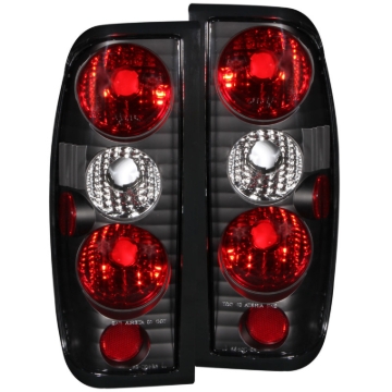 Picture of ANZO 1998-2004 Nissan Frontier Taillights Black