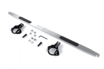 Picture of Dinan 99-06 BMW 323i/325i/328i/330i/M3 (E46) Brushed Alum. w/Carbon Inlays Shock Tower Brace - Rear