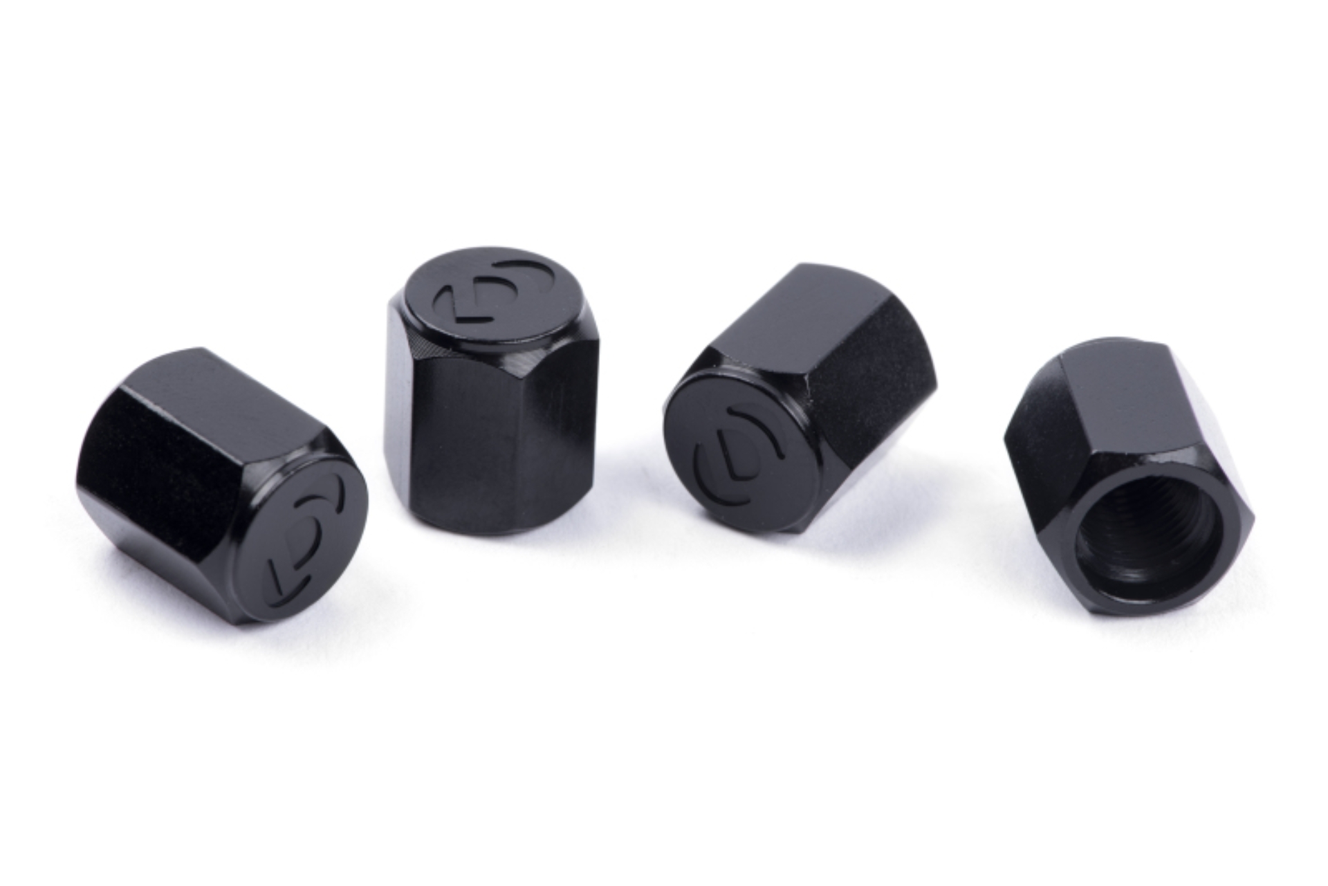 Picture of Dinan Valve Stem Caps - Black (Set of 4)