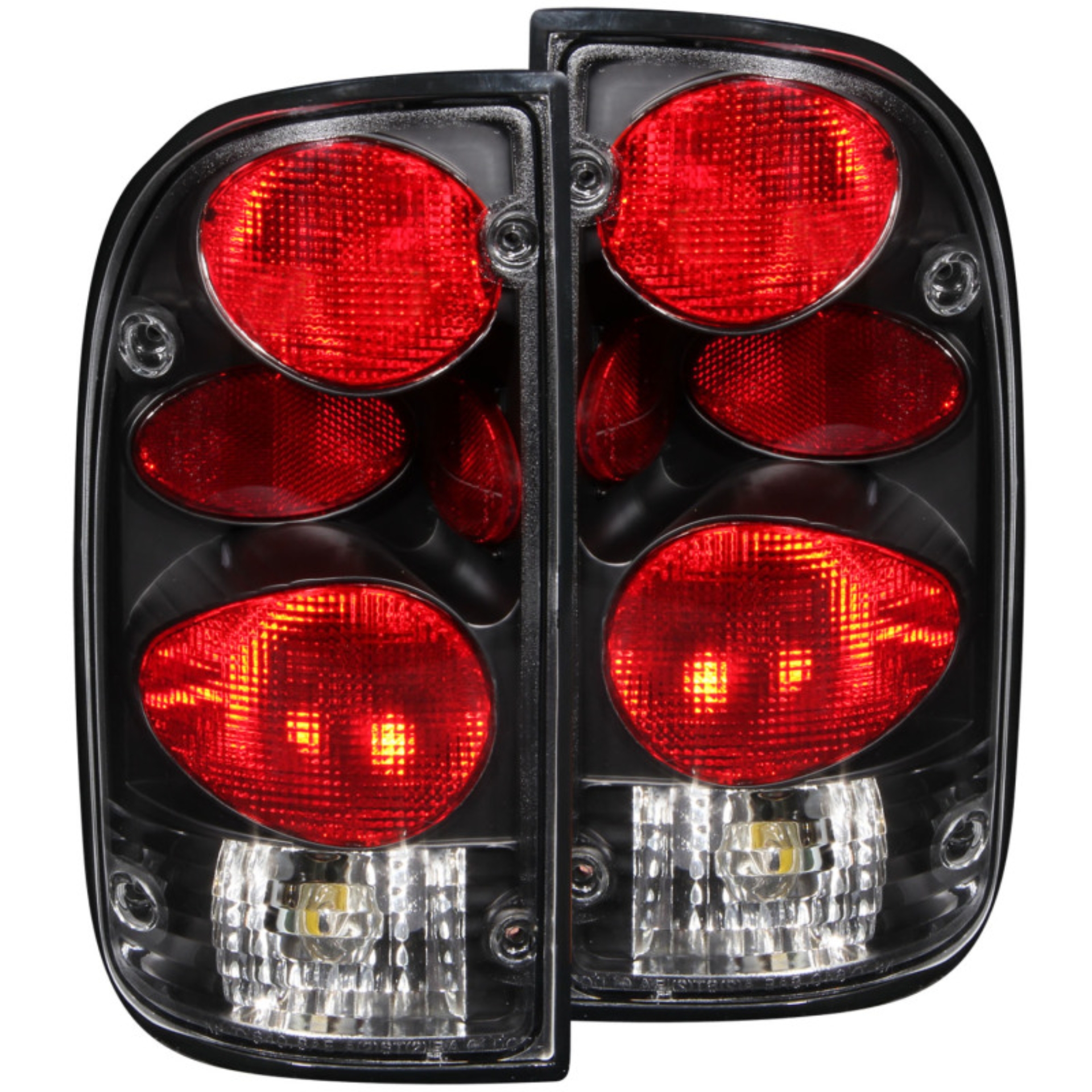 Picture of ANZO 1995-2000 Toyota Tacoma Taillights Black