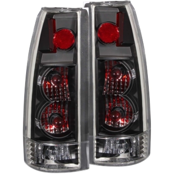 Picture of ANZO 1999-2000 Cadillac Escalade Taillights Black - New Gen