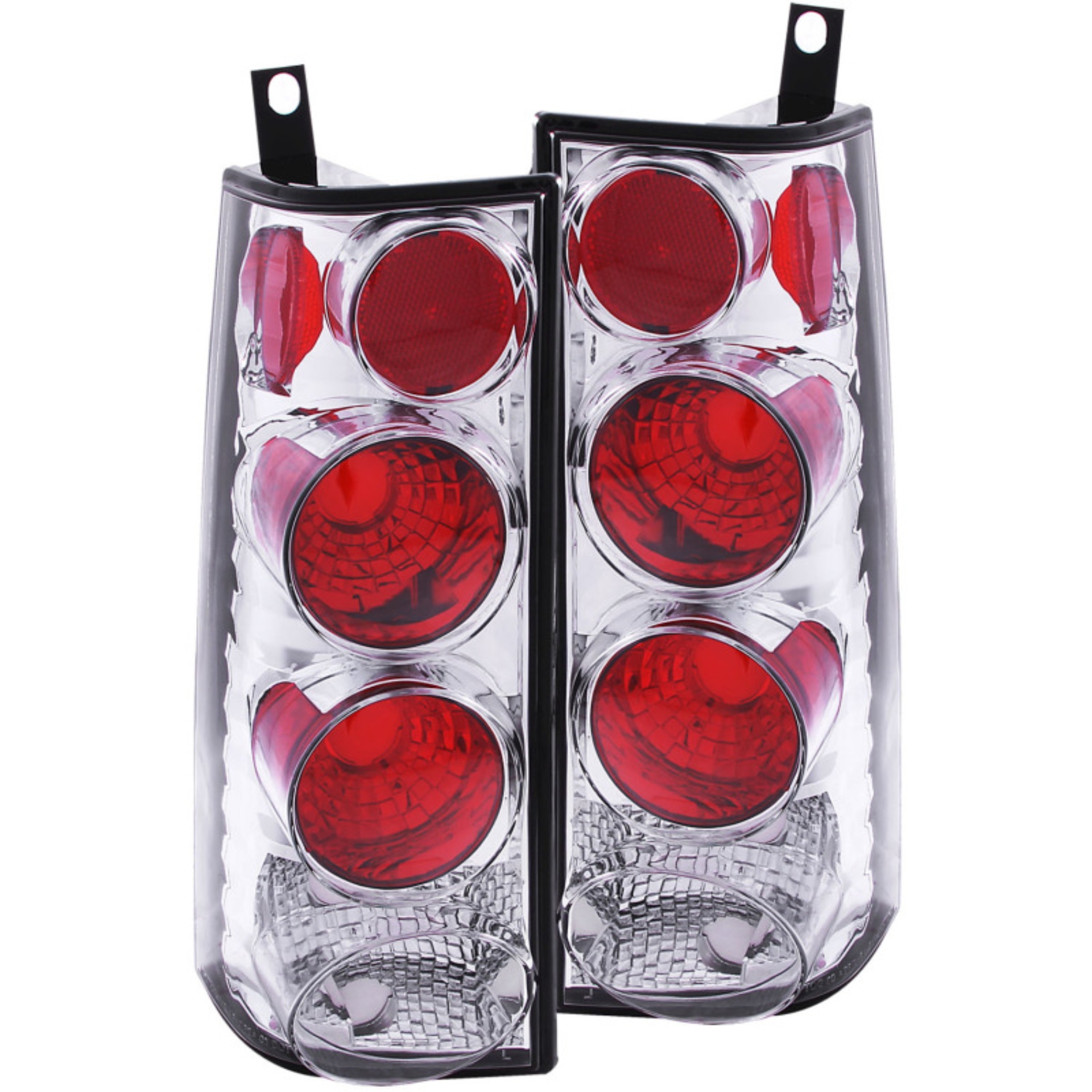 Picture of ANZO 1996-2002 GMC Savana Taillights Chrome