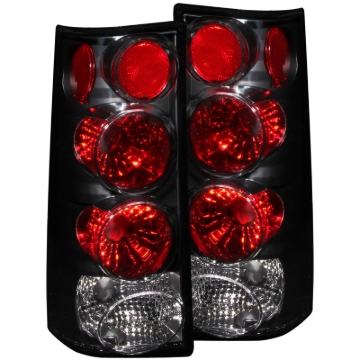 Picture of ANZO 1996-2002 GMC Savana Taillights Black