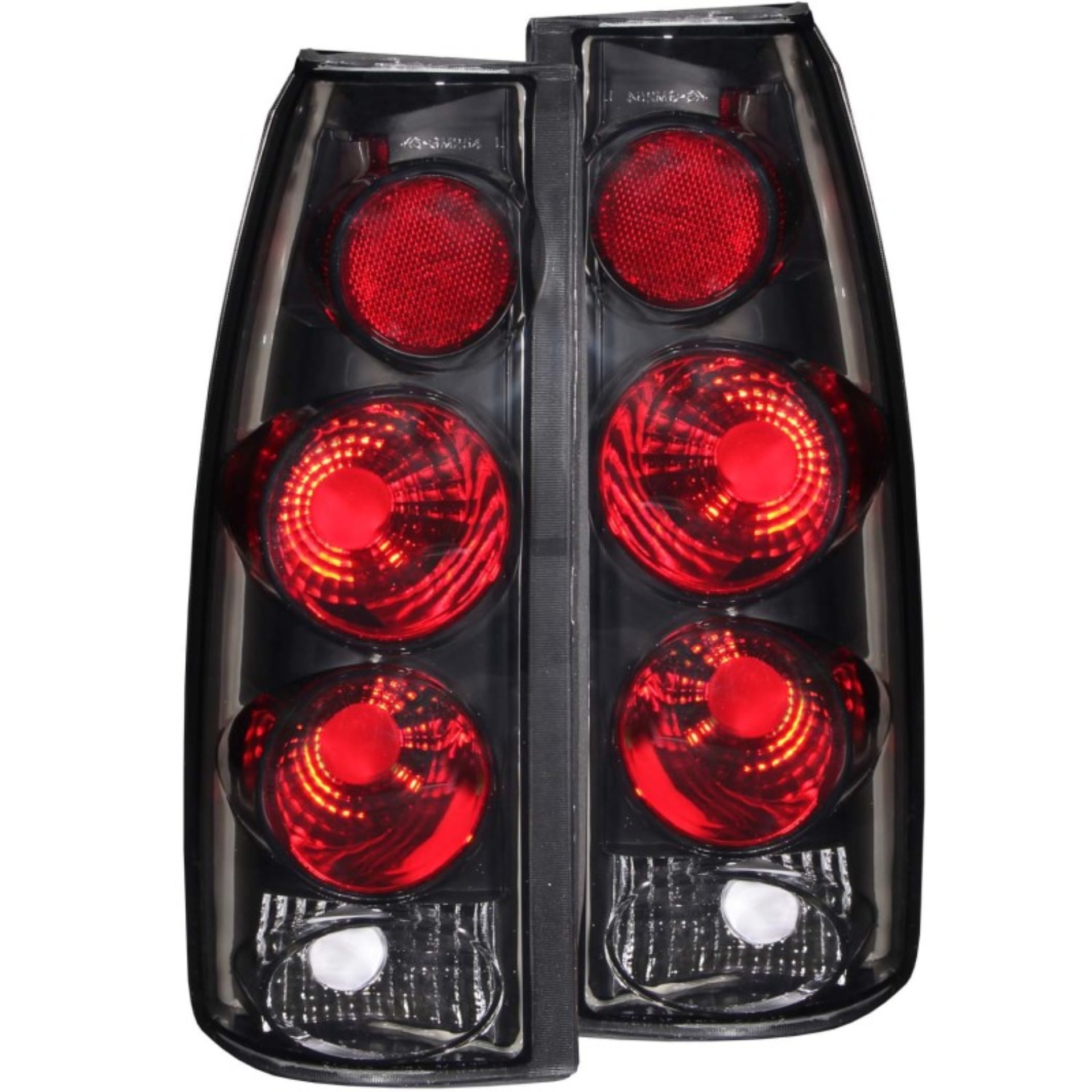 Picture of ANZO 1999-2000 Cadillac Escalade Taillights Dark Smoke 3D Style