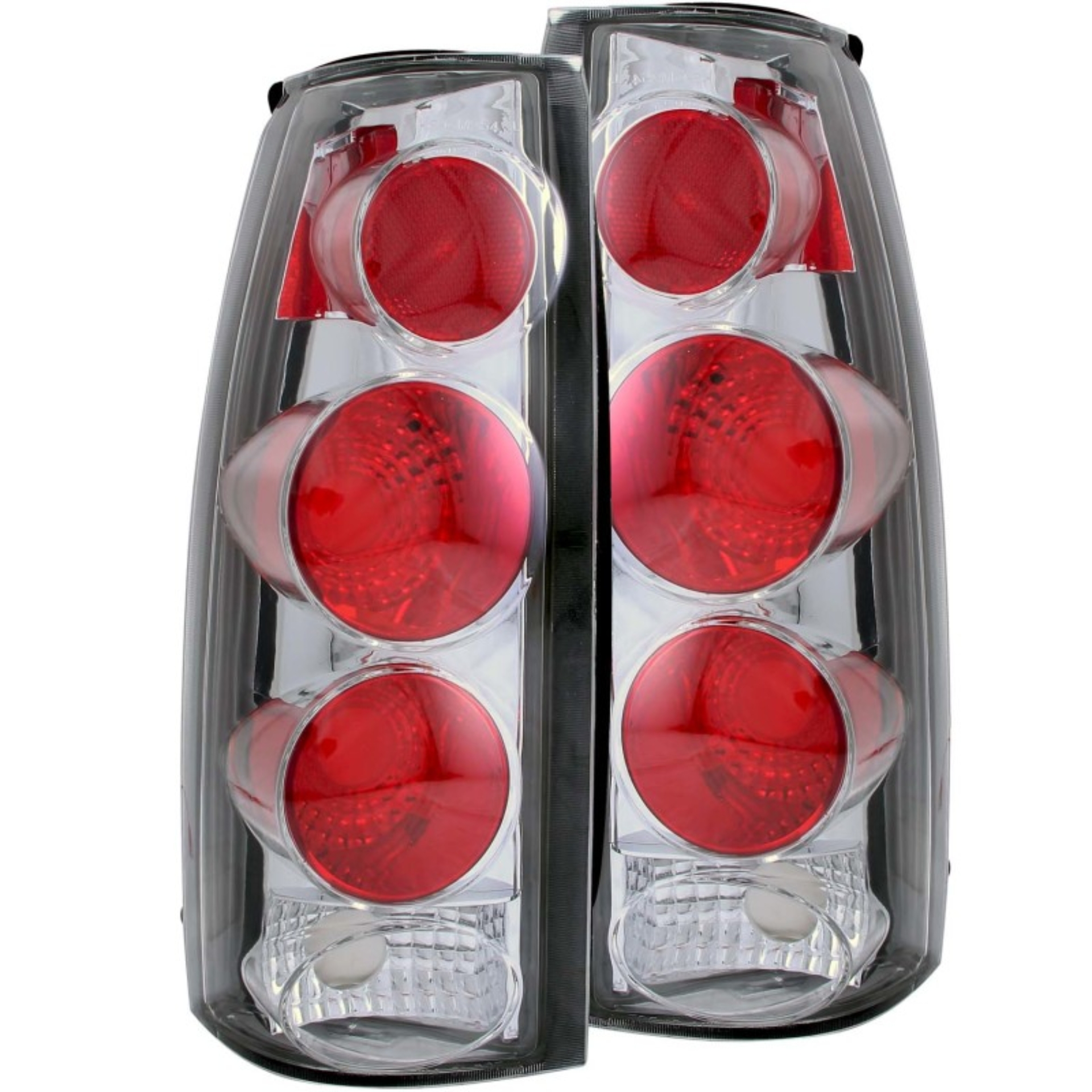 Picture of ANZO 1999-2000 Cadillac Escalade Taillights Smoke 3D Style