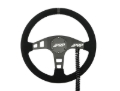 Picture of PRP Heated Flat Suede Steering Wheel - Black