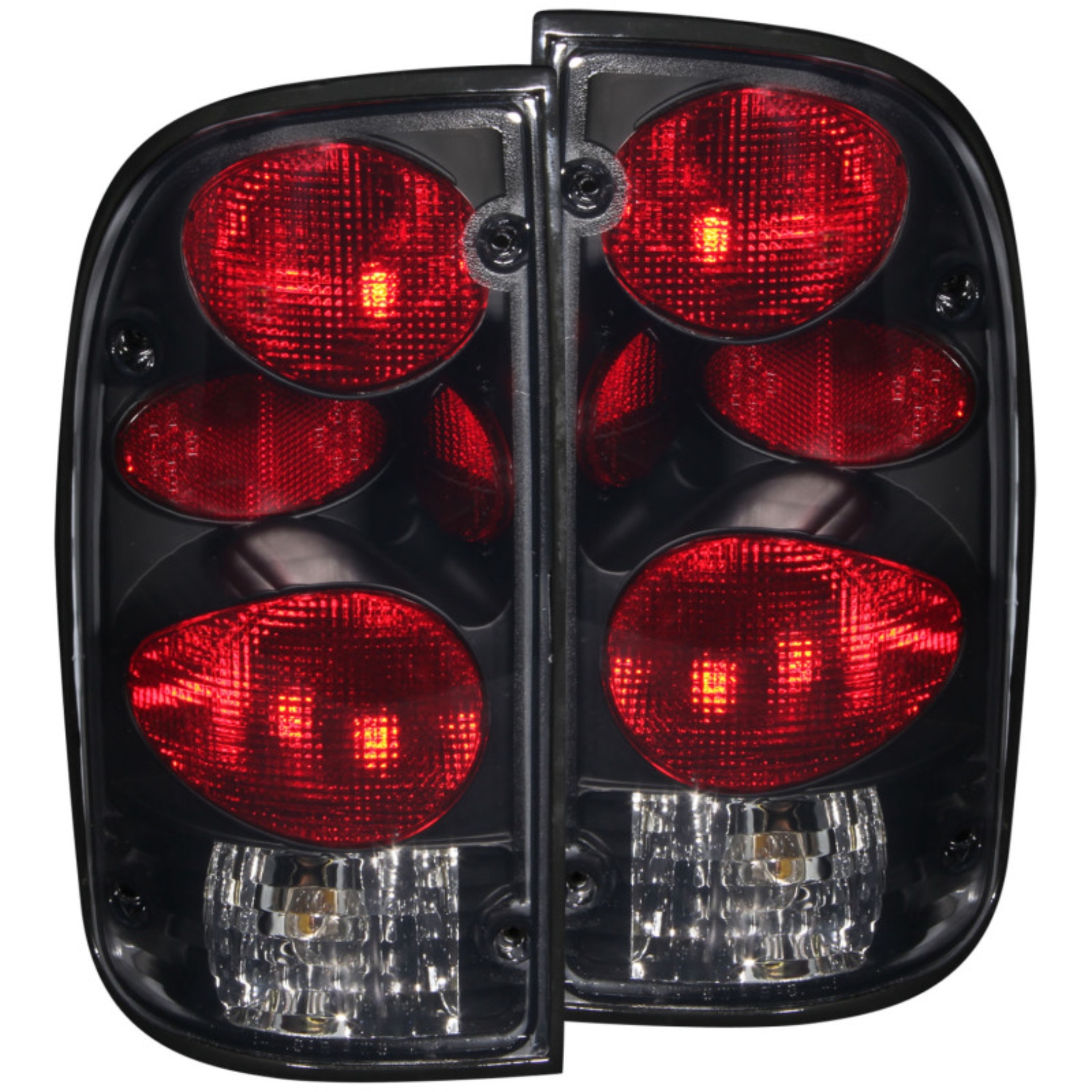 Picture of ANZO 1995-2000 Toyota Tacoma Taillights Dark Smoke G2