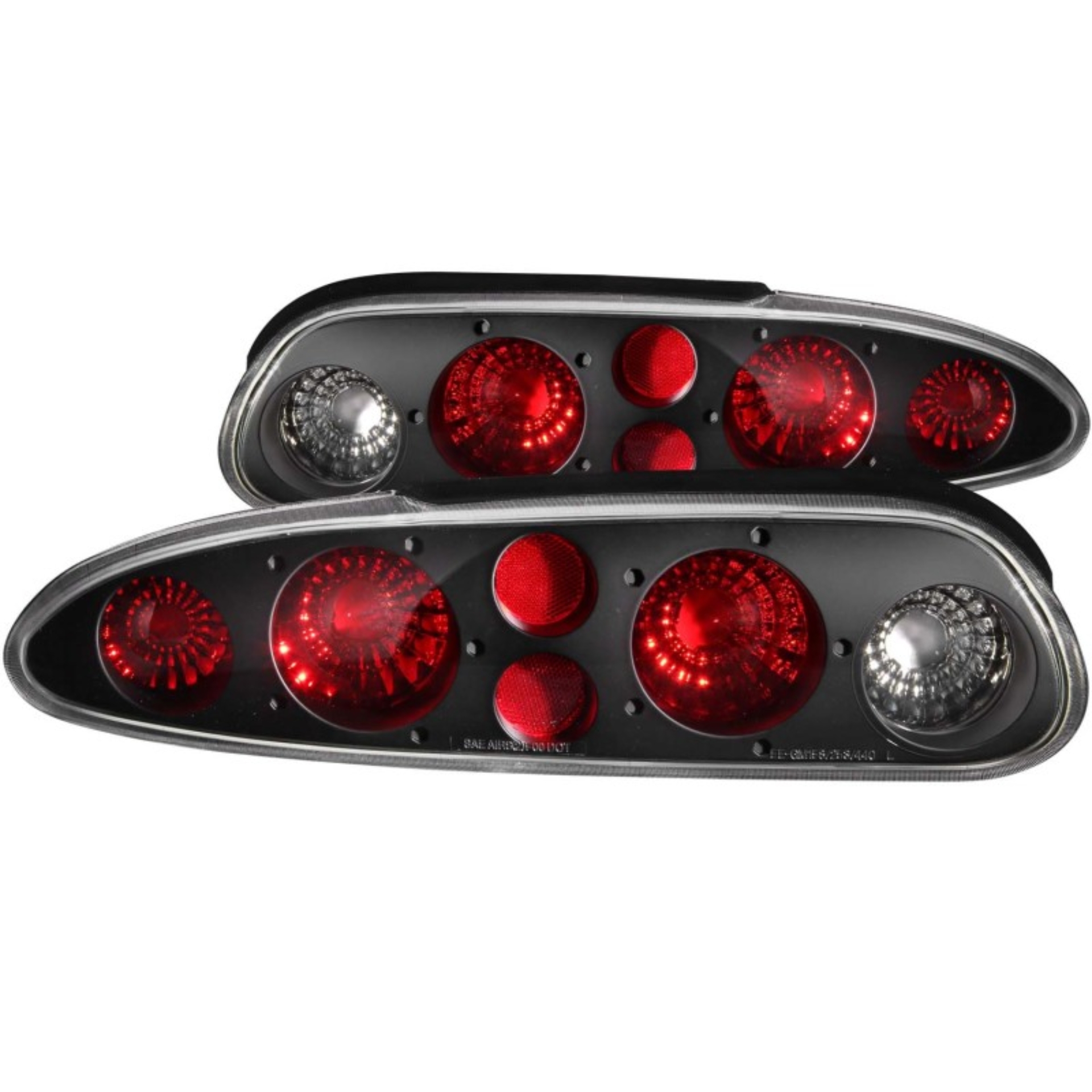 Picture of ANZO 1993-2002 Chevrolet Camaro Taillights Black