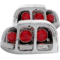 Picture of ANZO 1994-1998 Ford Mustang Taillights Chrome
