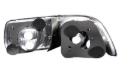 Picture of ANZO 1996-2000 Honda Civic Coupe Taillights Black