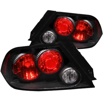 Picture of ANZO 2002-2003 Mitsubishi Lancer Taillights Black