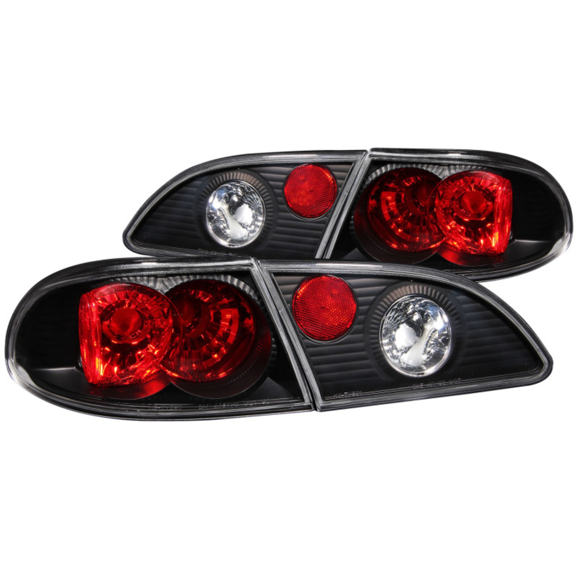 Picture of ANZO 1998-2002 Toyota Corolla Taillights Black