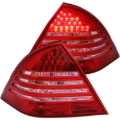 Picture of ANZO 2001-2004 Mercedes Benz C Class W203 Taillights Red/Smoke