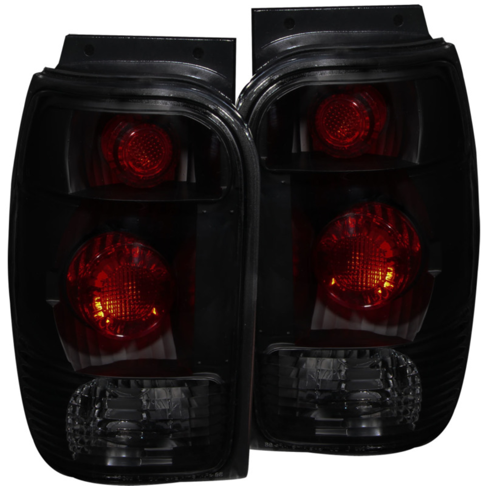 Picture of ANZO 1998-2001 Ford Explorer Taillights Dark Smoke