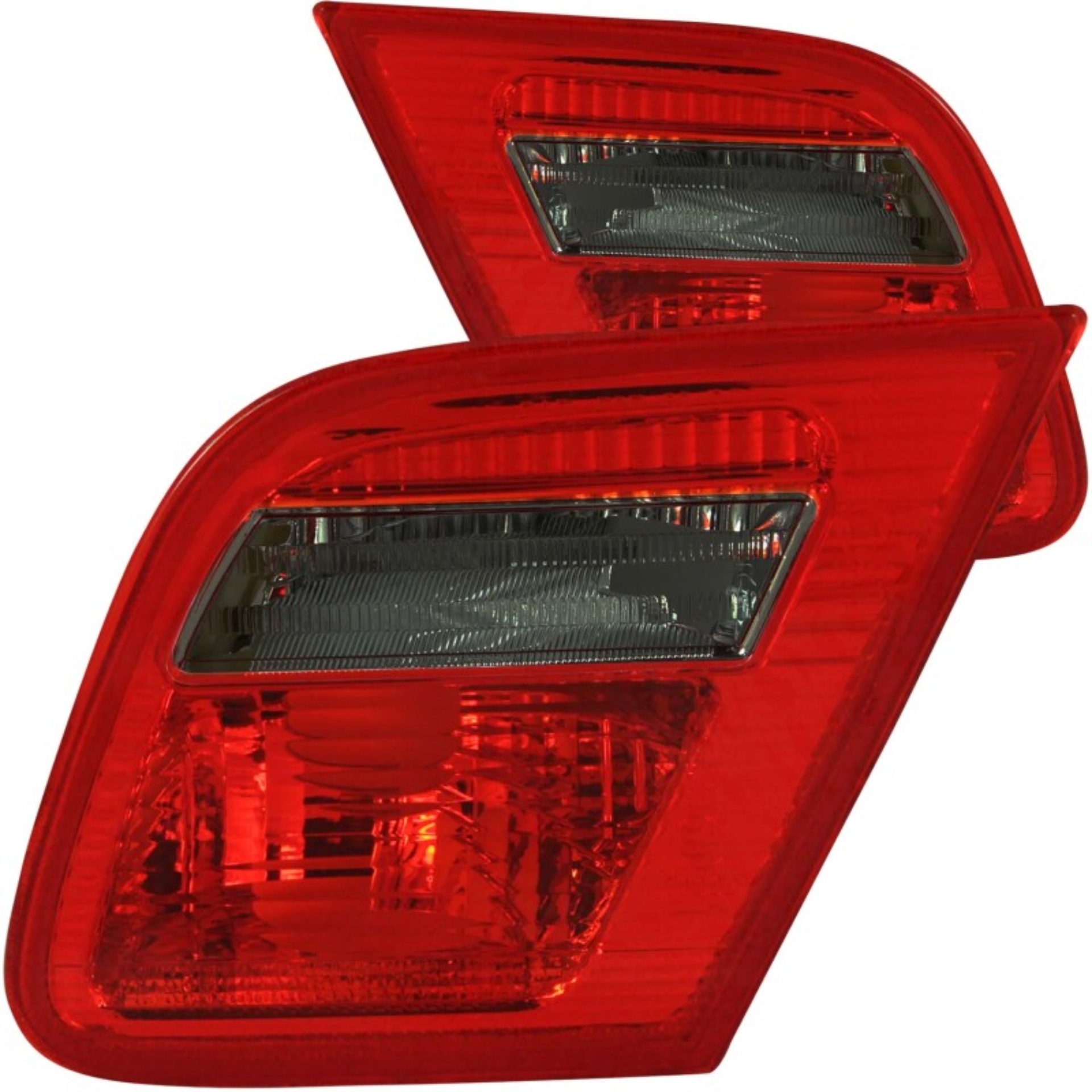 Picture of ANZO 2000-2003 BMW 3 Series E46 Taillights Red/Smoke - Inner