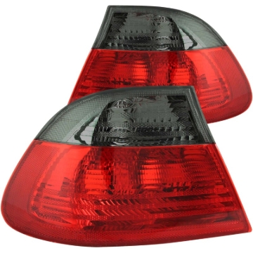 Picture of ANZO 2000-2003 BMW 3 Series E46 Taillights Red/Smoke - Outer